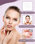 Reusable Anti-Wrinkle Patches Set, Reusable Silicone Patches Set, Forehead, Undereye and Smile Lines Repair