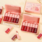 Eakroo 6 Colors Cherry Lip Tint Stain Set, Lip