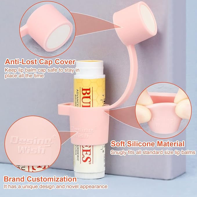 Desing Wish Silicone Lip Balm Holder Lanyard