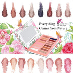 Vegan Eyeshadow Palette, Nude Eyeshadow Palette, 16 Shades