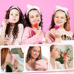 48 Pcs Ice Cream Party Decorations Lip Balm New School Classroom Gift for Preschool Toddler Back to School Exchange Party Favors Fruit Taste Lip Care Gift Birthday Gift Moisturizing Lip Balms