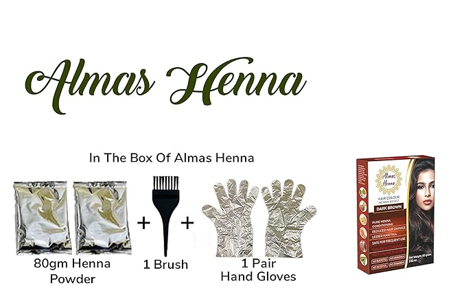 Almas Henna 80 GRAM 100%