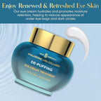 Hyaluronic acid & collagen de-puffing