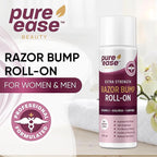 Razor Bump Solution for Bikini Area – Ingrown Hair Serum with Vitamin E, AHA/BHA, Camphor for Post-Shave Skin Care – Supports Smooth Skin on Face, Neck, Underarms