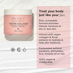 Pacifica Beauty | Vegan Collagen Body Butter | Hydrating, Nourishing, Moisturizer | Long-Lasting Hydration | Cream Lotion for Dry Skin | Light Floral Scent | Paraben Free | Vegan + Cruelty Free