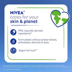 NIVEA Dewy Lip Balm with Hyaluronic Acid, Skin Care Gifts for Mom, Leaves Visibly Less Noticeable Lip Lines and No Waxy Feel, 0.18 Oz, Pack of 4