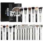 DUcare Professional Makeup Brushes 31Pcs Panda Series Makeup Brush Set Kabuki Foundation Blending Face Powder Blush Concealers Eye Shadows With Leather Case Organizer