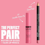 NYX PROFESSIONAL MAKEUP Butter Gloss, Non-Sticky Lip Gloss - Vanilla Cream Pie (Mauve)