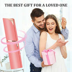 Facial Hair Removal for Women, Portable Painless Hair Remover Device, Rechargeable, with 2 Replacement Heads, for Face, Upper Lip and Chin (Rose god)