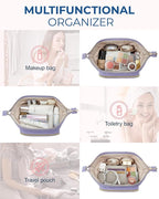 Bagsmart makeup bag, travel cosmetic