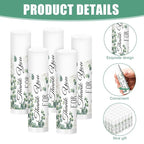 50 Set Bulk Thank You Combo Gifts Include Lip Balms Appreciation Ballpoint Pen Thank You Card Organza Drawstring Gift Bag Pouch for Wedding Parties Baby Shower Favors, Eucalyptus Leaves Style