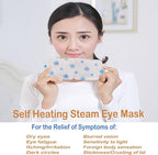 Qiai Self-Heating Steam Eye Mask 10 Packs for Better Sleep&Eye SPA|Reduce Dark Circles & Puffiness|Relief Eye Fatigue Dry&Itchy Eyes|Reduce Wrinkles|Heated Eye Mask Portable for Personal Care