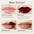 Lip Stain Peel Off + Lip Oil Dual Long