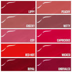 Maybelline Super Stay Vinyl Ink Longwear No-Budge Liquid Lipcolor Makeup, Highly Pigmented Color and Instant Shine, Red-Hot, Fire Engine Red Lipstick, 0.14 fl oz, 1 Count