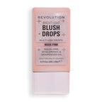 Revolution, Bright Light Blush Drops, Infused with Hyaluronic Acid, Radiant Finish, Pink Rosie, 0.77 Fl. Oz.