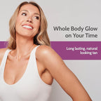 Fake Bake Flawless Coconut Sunless Tanning Serum with Hyaluronic Acid Lightweight Illuminating Face & Body Gradual Self Tanner - Hydrating & Rejuvenating Skin Care for Women & Men - 5 oz