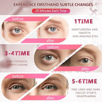 60 Pcs Pink Under Eye Patches with 5 Pieces Travel 24K Gold Eye Mask, 30 Pairs Undereye Mask for Dark Circles Puffy Eye Treatment, Collagen Gel Pads Hydrating for Eye Bag Puffiness Wrinkle