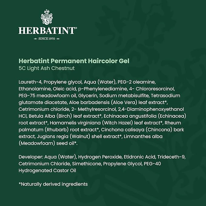 Herbatint Permanent Haircolor Gel, 5C
