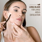 SINAHET Dermaplane Razor for Face, (3 Count) Professional Dermaplaning Tool with Coffee Grounds Based Handle, Facial and Eyebrow Hair Removal