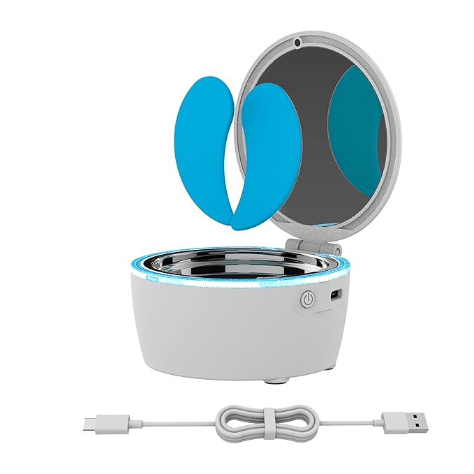 skn by conair Cool Beanz Reusable Under Eye Patches, Rechargeable Cooling Eye Mask to Reduce Dark Circles and Puffiness, and Refresh Tired Eyes