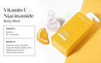 Medix 5.5 Radiant Glow Vitamin C Body Wash W/Niacinamide | Citrus Scented Gentle Body & Face Cleanser For Women, Men, Dry Skin, & Smoother-Looking Skin | Removes Dirt, Oil, & Impurities, 2-Pack