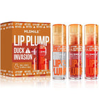 3 Colors Duck Lip Plumper Gloss, Glitter Shine Lip
