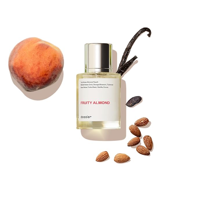 Dossier - Fruity Almond - Eau de Parfum - Inspired by C.Herrera Good Girl - Perfume Luxury - Pure Infused - Paraben-Free - Vegan - For Women - Fragrance 3.4 Fl oz (Spray 100ml)