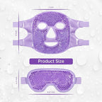 Cooling ice face eye mask