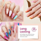 Beetles Fall Gel Nail Polish Set, 36 Colors Gel Polish Set Sparkle Red Pink Glitter Black Nail Kit Free Journey Collection with 3Pcs Base Top Coat Soak off Uv Gel Polish Manicure Kit