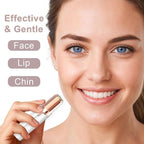 Hair Remover for Face Woman, Electric Face Shaver for Women Chin, Lip, Peach Fuzz with 2 Pc Replacement Heads, USB Rechargable