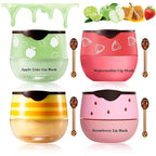 4Pcs Honey Lip Balm Honey Pot