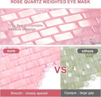Rose quartz eye mask, cooling