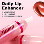 Erinde Lip Plumper Gloss, Natural Ginger Lip Plumping Booster Lip Plumping Oil, Ultra-Hydrating & Nourishing Plump Lip Plumper, Glossy Finish Fuller Lip Plumping Lip Gloss for Women Girls, G03