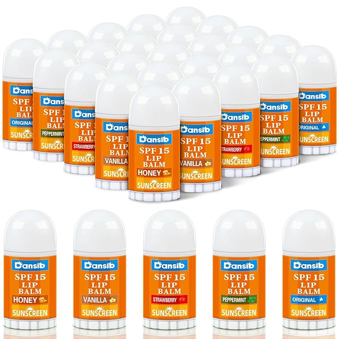 75 Pcs Mini Sunscreen Lip Balms