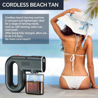 Cordless Spray Tan Machine, Rechargeable Spray Tan Gun Self Tanners Professional Mobile Spray Tan Airbrush Machine for Beach Tan Home DIY Spray Tan Travel Salon Self Tanner