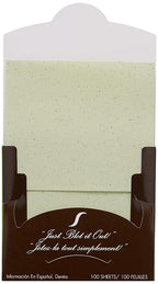 Sorme' Treatment Cosmetics Blotting Paper, Green Tea, 0.5 oz.