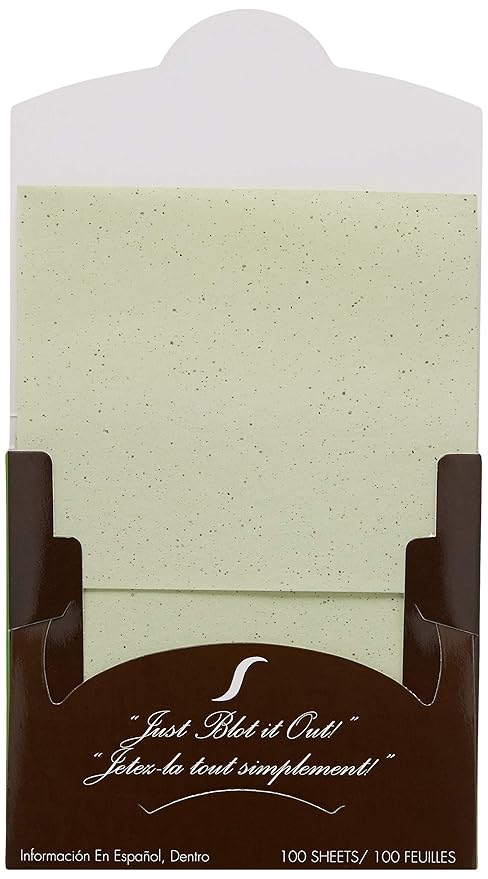 Sorme' Treatment Cosmetics Blotting Paper, Green Tea, 0.5 oz.