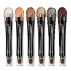 Neutral eyeshadow stick makeup set,