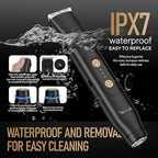 All in 1 Groin & Body Hair Trimmer for Men Bikini Trimmer Women Electric Ball Pubic Shaver IPX7 Waterproof Wet & Dry Use Versatile Shaver for Temple Groin Nose Ear Hairs Beard, Black