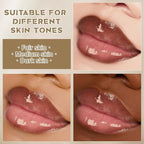 Peel Off Lip Liner Stain Tattoo, Long Lasting Waterproof Lip Stain Peel off, Tattoo Nude Lip Liner and Lip Gloss Combo, Non-Stick Cup Nourishing Lip Gloss Set Lipstick Makeup