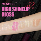 3 PCS High Shine Glitter Lipglossey,Diamond Glitter Lip Gloss Long Lasting Moisturizing Lip Gloss Non-sticky Glossy Glitter Liquid Lipstick for Women,girls 0.33fl oz