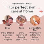 Finishing Touch Flawless Stray Hair Remover, Precise Micro-Blade Hair Removal Tool, Designed to Painlessly Cut Stray Hairs from Chin and Lips to Fingers and Toes, for All Skin Types