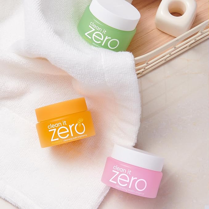 BANILA CO Clean it Zero Best of Balms Trio: Original, Brightening, Pore Clarifying (Pack of 3 travel sized balms, 25ml each)
