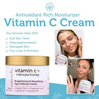 Advanced Vitamin C Face Cream - Brightening & Nourishing with Jojoba Oil, Kakadu Plum for Fine Lines, Wrinkles
