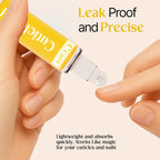 C CARE Milk and Honey Roll-On Cuticle Oil | Natural Revitalizing Hydrating Nail Oil For Repaired Cuticles Overnight | Remedy For Damaged Skin And Thin Nails | Paraben Cruelty Free Formula | 10ml