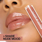 wet n wild MegaSlicks Lip Gloss, Ultra-Glossy, Vitamin-E Enriched, Ultra-Gloss High Shine Moisturizing, Cruelty-Free & Vegan - Snuggle Sesh