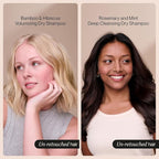 Suave+ Dry Shampoo Spray Variety 2-Pack – Invigorating Rosemary & Mint + Volumizing Bamboo & Hibiscus, 4.3 Oz Ea