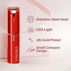 Facial Hair Removal for Women | Electric Razor Device Small Mustache Dermaplaning Remover Tools Tweezers Epilator Trimmer Face Dermaplane Shavers Beauty Gadgets Set Accessories by VISOFO (Rubin)