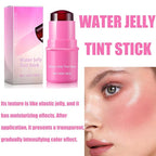 Milk Cooling Water Jelly Tint, Jelly Blush Stick Makeup Jelly Tint, Milk Jelly Blush, Cruelty Free, Blush Stick for Cheeks and Lips