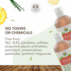 Natural Shampoo for Oily Hair & Scalp - Organic, Raw & Wildcrafted with Probiotics, Hypoallergenic & Sulfate Free Herbal Shampoo for Oil Control, Dandruff, Seborrheic Dermatitis - Gallon, Original